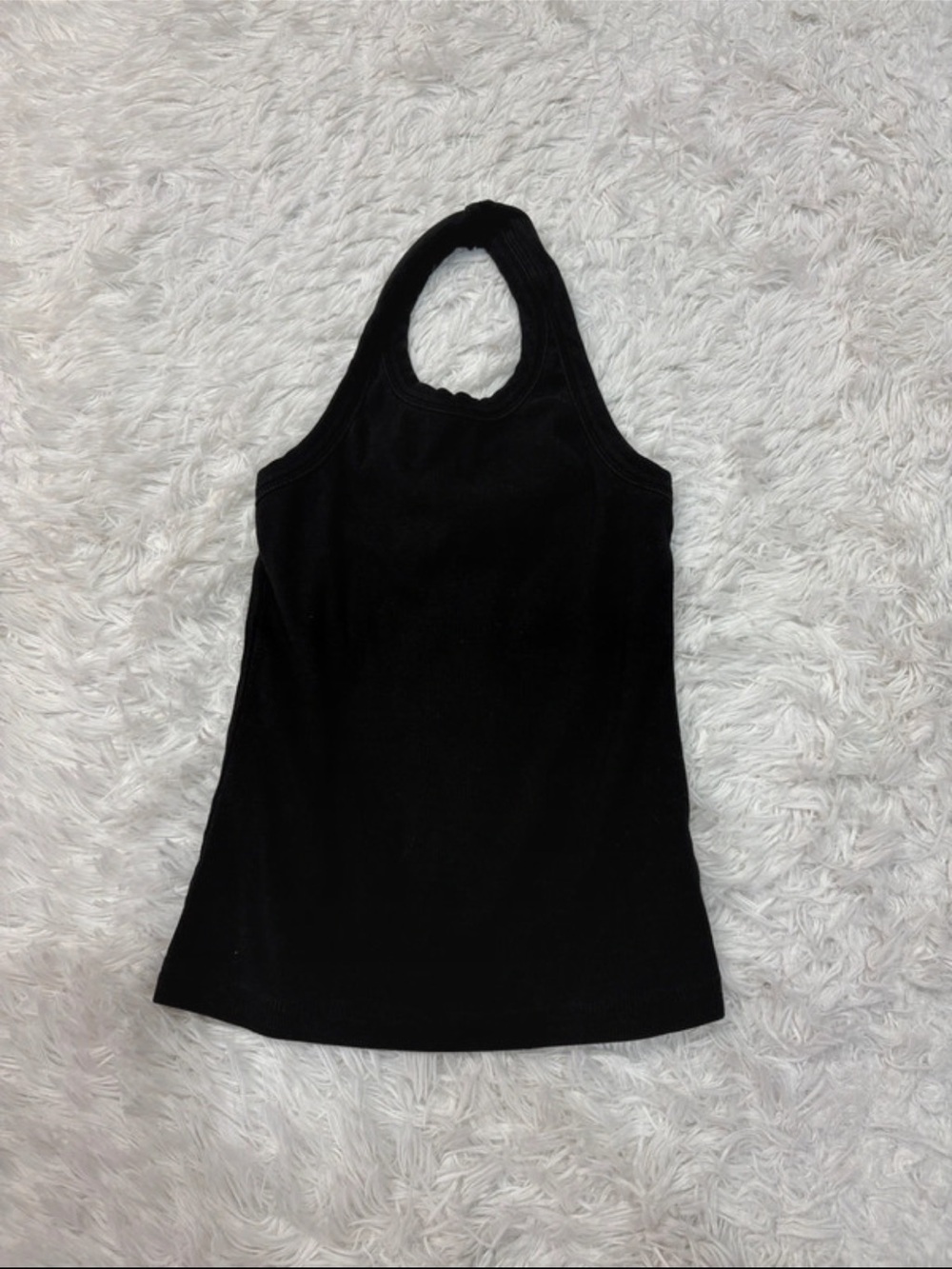 Lioness Black Halter Ribbed Tank Top - Women